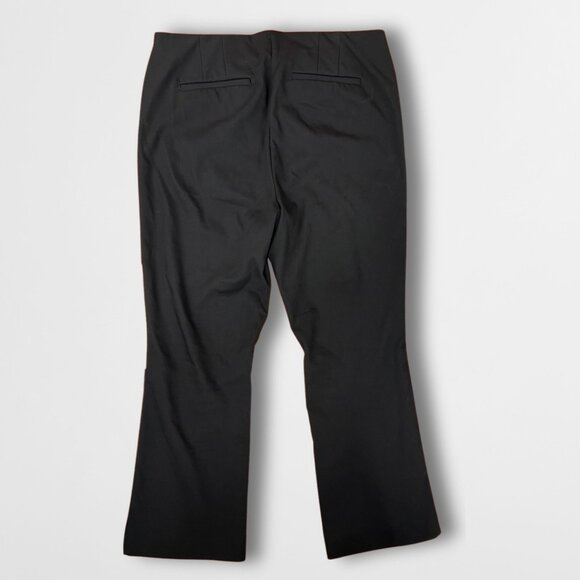 LOFT Women’s Black Slim Fit Trousers Size 12 Classic Work Pants - Picture 3 of 5